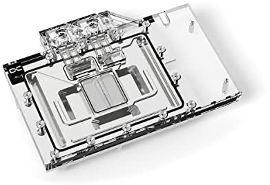 Alphacool Eisblock Aurora Acryl GPX-N RTX 4090 Founders Edition Water Block with Backplate, 205.42 x 147.04 x 34.62mm, Desktop Compatible