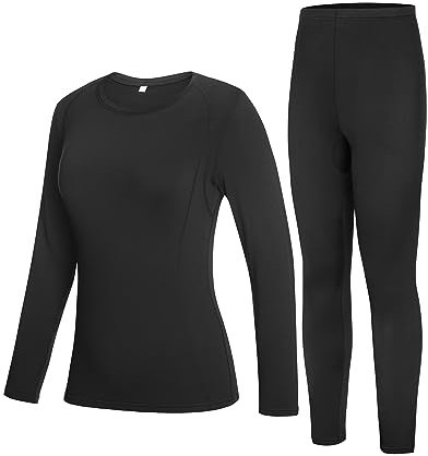 Roadbox Thermounterwäsche Damen - Warme und atmungsaktive Langarm Funktionsunterwäsche, Thermo Skiunterwäsche für beim Winter-Sport und zu Hause