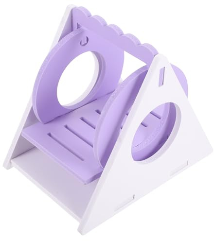 BAZEITFLOW Balançoire Ludique pour Hamster et Petits Animaux, Jouet d'exercice en Plastique Solide, Taille Compacte, pour Cage à Hamster et Cobayes, Accessoire de Jeu et Détente