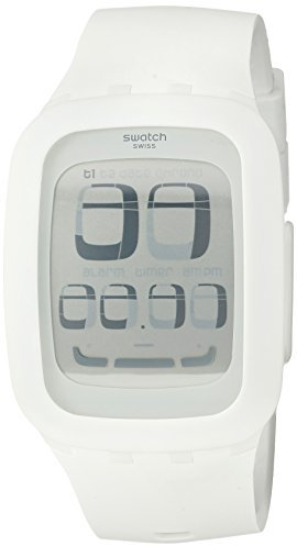 Swatch Hommes Analogique Quartz Montre avec Bracelet en Caoutchouc SURW100