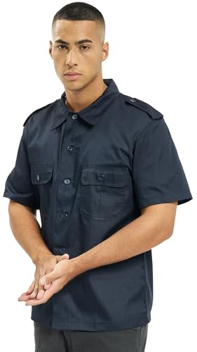 Brandit US Shirt Short Sleeve, color: navy, size: M