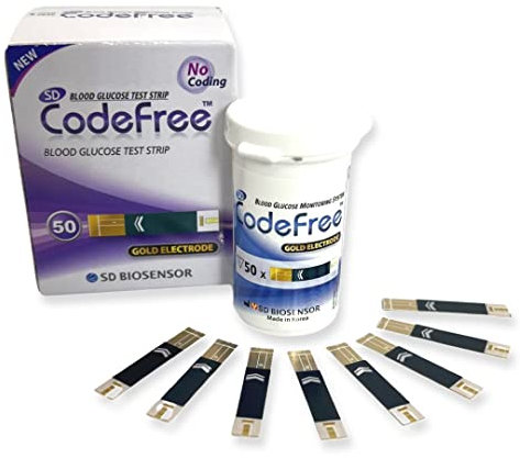 250 x SD Codefree Blood Glucose Monitor/Monitoring Test/Testing Kit Replacement Strips