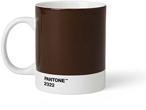 Pantone, Tazza in Porcellana, 375 ml, Porcellana, Brown 2322, 8.4 x 8.4 x 12.1 cm
