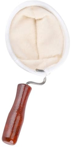 Filtri caffè per percolatore in flanella lavabile - Filtro caffè riutilizzabile con manico in legno, grande, per macchina da caffè tradizionale