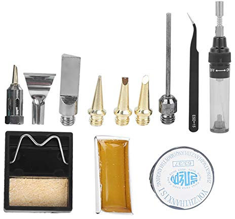 Fer à Souder Sans Fil, Fer à Souder à Gaz, Fer à Souder à Gaz Méthane de Type Stylo, Avec Ensembles de Combinaison de Boîte en Plastique et Structure de Sortie D'air Raisonnable