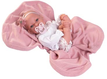 Muñecas Antonio Juan - Recién Nacida Baby Toneta posturitas con mantita
