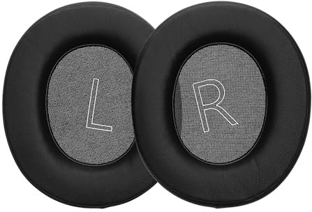 kwmobile 2X Ohrpolster kompatibel mit Microsoft Xbox Wireless Polster - Kopfhörer Polster aus Kunstleder für Over Ear Headphones