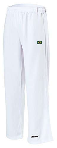 KWON® - Kinder Capoeira Hose weiß uni 164