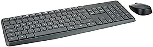 Logitech Combinación de teclado y ratón MK235, teclado US INTL QWERTZ