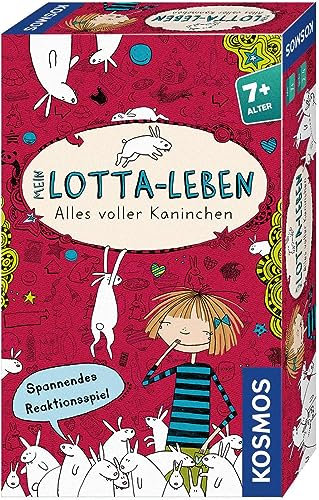 KOSMOS 711504 Mein Lotta-Leben, Das Spiel zur beliebten Buchserie „Mein Lotta-Leben“, Kinderspiel ab 7 Jahre für 2-4 Spieler, ideal als Reisespiel