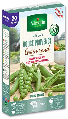 Vilmorin - Graines de Pois Douce Provence - 20 mètres