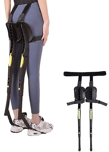 Miuxe Unsichtbarer Stuhl, Tragbarer Bein-Ergonomie-Leichtgewicht-Sitz, 3-Gang Verstellbare Höhen, Tragbarer Faltbarer Camping-Hocker, Leistungsfähiger Stuhlloser Stuhl Für Angeln U-Bahn