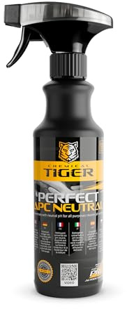 CHEMICAL TIGER – Nettoyant Voiture – Produit d’Entretien Intérieur & Extérieur – Nettoyant Universel APC Concentré pH Neutre – Soin Automobile, Entretien Cockpit, Plastiques & Textiles – 500 ml
