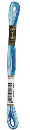 Anchor Sticktwist 4615000-01347 multicolor Stickgarn, 100 % Baumwolle
