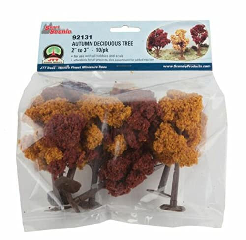 JTT Scenery Products 92131 Super Scenic Tree, Autumn Deciduous 2-3 (10)