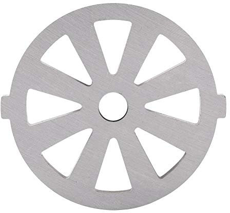 Meat Grinder Blades, Food Grade Alloy Meat Grinder Crusher Mincer Plate Disc Knife 7mm Hole Kitchen Replacement, Electric Manual Meat Grinder Replacement Accessories