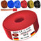 MAS Premium Von 5 bis 100m Aderleitung H07 V-K 10 mm² Schwarz, Braun, Dunkelblau, Grüngelb, Hellblau oder Rot Einzelader flexibel (Rot, 10m)