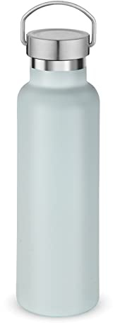 Volhoply 600ml Botellas Agua de Acero Inoxidable,Botella de Doble Pared Aislada al Vacío de 20 onzas con Tapa de Asa- Sin BPA,Termo de Metal a Prueba de Fugas para la Escuela,Excursionistas,Regalo