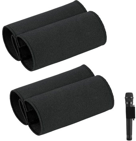 BOXOB Funda Mango Micrófono Inalámbrico, 7,5 cm Protector Micrófono para Sony TX650/TX660 Grabadoras Negro Accesorios Micrófono Soporte Micrófono para Discurso Boda Entrevista Vídeo (2uds)