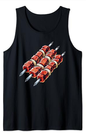 Shashlik Master Grill Russian Skewers Grill Russia Tank Top