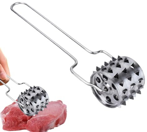 Générique Attendrisseur de Viande, Outil d'attendrissement de Viande, Aiguille d'attendrisseur de Steak, Marteau à Viande, Marteau à Viande, attendrisseur de Steak, Outil de préparation de Marinade