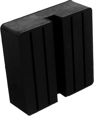 SOLUSTRE Quadratischer Wagenheber-pad Aus Hochleistungsgummi Gummi-schlitzpad Als Rahmen Und Schienenadapter Passend Für Auto-hebepads Mit Abriebfestigkeit Und Einfacher Montage
