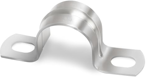12 Pezzi Morsetti per Tubi,Jyeelen Ø 40 mm Collari Per Tubi Acciaio inox 304 U Fascetta Stringitubo per fissare condutture, cavi, gasdotti e tubi di drenaggio