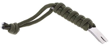 KOFUN Barra de palanca, Mini Edc Herramienta de manivela Crowbar de bolsillo, barra de palanca de paracaídas, raspador abrebobinador grapas