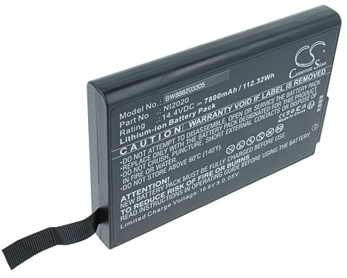 vhbw Batería Recargable reemplaza Philips NL2024HD22, NL2024HU22, OE2, RES-900-102, RH2024HD34 para tecnología médica (7800 mAh, 14,4 V, Li-Ion)