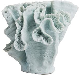 HAUCOZE Koralle Skulptur Arts Modern Dekor Figuren Ozean Geschenk Statue Polyresin 19cm