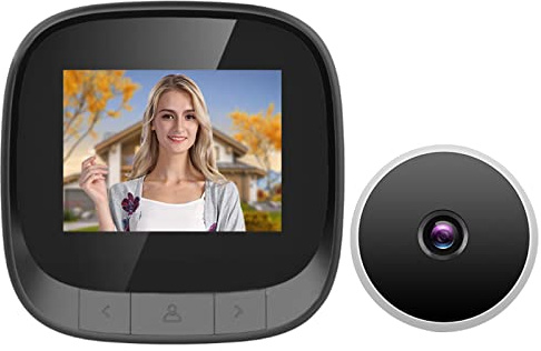 2.4in Smart Visual Door Viewer, Electronic Eye Peephole Digital Video Door Viewer Monitoring Camera for Home