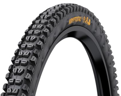 Continental Kryptotal Rear Tire - Tubeless Mountain Bike Tire | Specialist for Mixed Terrain and Conditions - E25 Ebike Rated - 26x2.40, Soft, Enduro