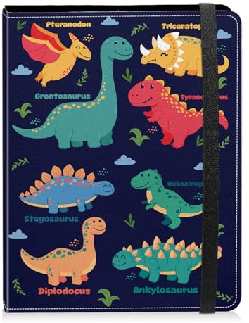 Photo Album 4x6 Photos - 60 Photos Capacity PU Leather Cover Photo Album with Strong Elastic Band, Portable Picture Album for Family Wedding Wedding Anniversary, Cute Kawaii Dragon