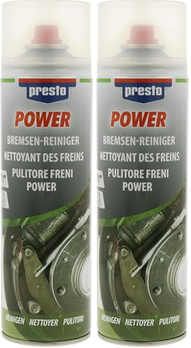 presto 315541 Detergente per freni POWER 500 ml (Confezione da 2)