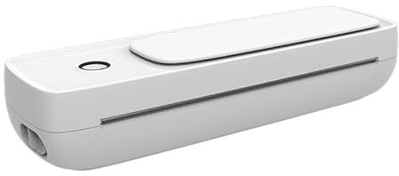 EURHOWING Portable Printer, A4 A5 Thermal Printer, Wireless Bluetooth Travel Printer, Small Mobile Inkless Printer, Rechargeable, Compatible with Android and iOS, Printing for Office in