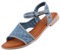 MUSTANG Damen Sandalen Jeansblau EU 44