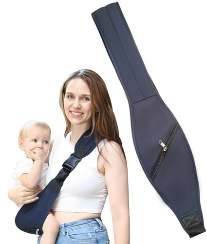 Zibeem Babytrage,Babytrage Neugeborene bis Kleinkinder | Bequeme Babytrage mit Hüftsitz - Tragbare Hüfttrage für Babys, multifunktionale Tush-Babytrage zum Freisprechen