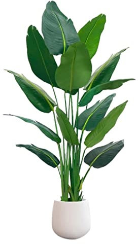 Falska växter Konstgjorda växter Paradisfågel Konstgjorda bananträd Heminredning Tillbehör Konstgjorda växter Rumsinredning Bonsai Falska växter Artif
