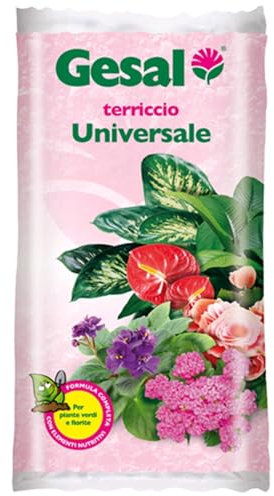 La zappa Terriccio Universale substrato sterilizzato e concimato per fiori e piante (80 lt)