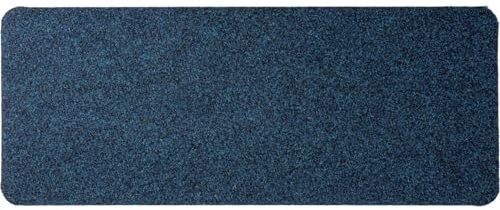 ANRO Smal dörrmatta skor entré Blå 60 x 30 cm | Material: polypropen, halkfri gummibaksida, 5 mm, tvättbar, för inomhus och utomhus