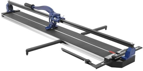 120cm Tile Cutter Blue Aluminum Alloy with Infrared Guide, Ball Bearing Sliding Head & 180 Degree Swivel Leg Precision Manual Tile Cutter for Ceramic Tiles 4-15mm Thick in DIY Projects