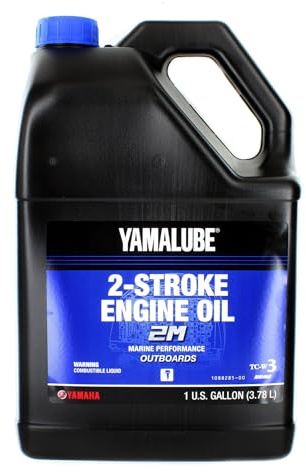 Yamaha Yamalube 2M Marine 2 Stroke Engine Oil- Gallon, #LUB-2STRK-M1-04