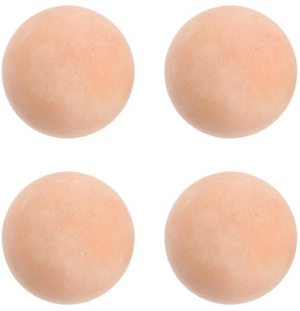 FOMIYES 4PCS Volcanic Stone Ball Facial Oil Absorbing Roller, Mini Oil Control Tool for Daily Use, Smooth and Wear-Resistant, Beige, 3.14 * 1.18 * 0.78inch