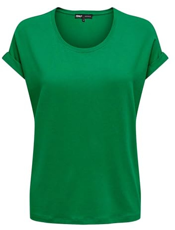 ONLY Damen Onlmoster S/S O-neck Top Noos Jrs, Jolly Green, XXL