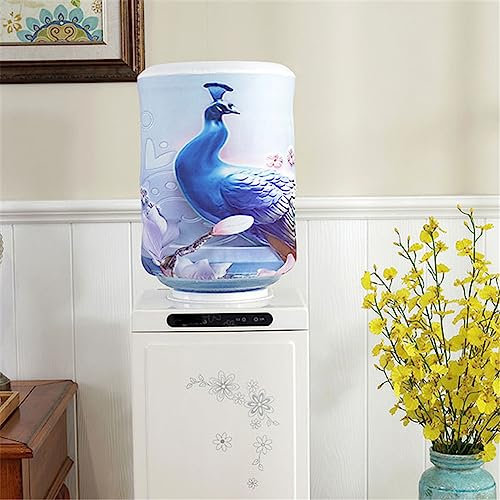 Highdi Dispensador De Agua Cubiertas De Barril Cubierta Antipolvo Cubiertas Elásticas para Enfriador De Agua Dispensador De Agua Reutilizable Cubierta De Cubo Protector (34x28cm,Estilo 5)