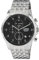 Lorus Herren Analog Quarz Uhr mit Metall Armband RM335JX9, Schwarz