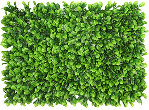 Paneles de boj Artificiales para setos, 20 Unidades, Hojas de Vid de Hiedra sintética, decoración de Paneles y setos de vegetación Artificial para Balcones, Fondos y decoración de Jardines a