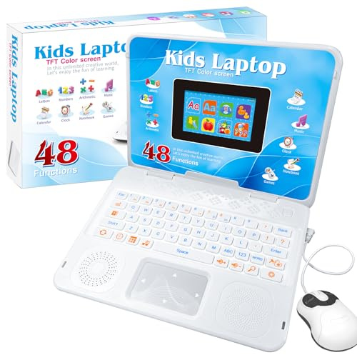 Happiegg Kids Laptop Educational Toy with 48 Activities, Colour Screen