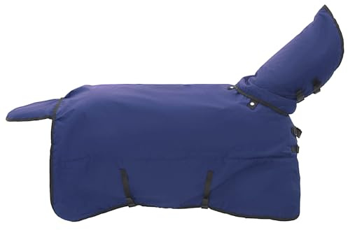 vidaXL Manta para Caballo Verde Oscuro y Negro 95 cm Poliéster, Manta Ecuestre Moderna, Cubierta de Invierno, Impermeable, Lavable, Caliente para tu Caballo