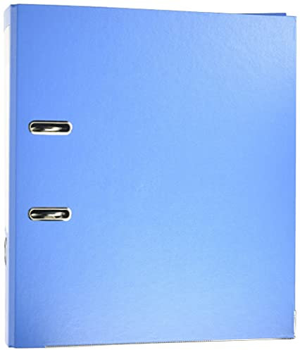 herlitz Ordner A4 maX.file protect, A4, 8 cm Rückenbreite, Acqua Hellblau, Einsteckrückenschild, Kantenschutz, 1 Stück